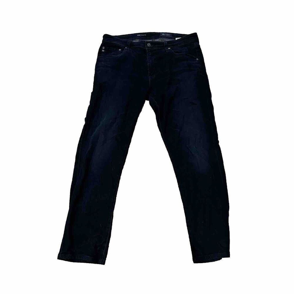 Adriano Goldschmeid Tellis Modern Slim Dark Wash Mens Jeans 35 x 28